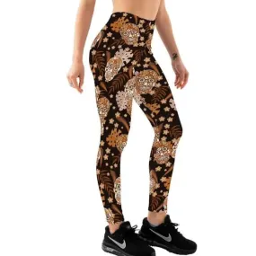 3D Skull Pattern Leggings