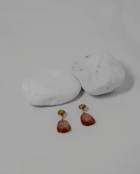 ACRYLIC TEARDROP EARRINGS 2219 - حلق