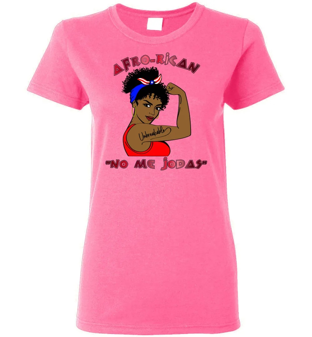 Afro-Rican "Don't FK' With Me" Ladies T-Shirt (Sm-3XL)