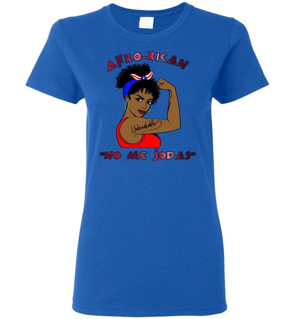 Afro-Rican "Don't FK' With Me" Ladies T-Shirt (Sm-3XL)