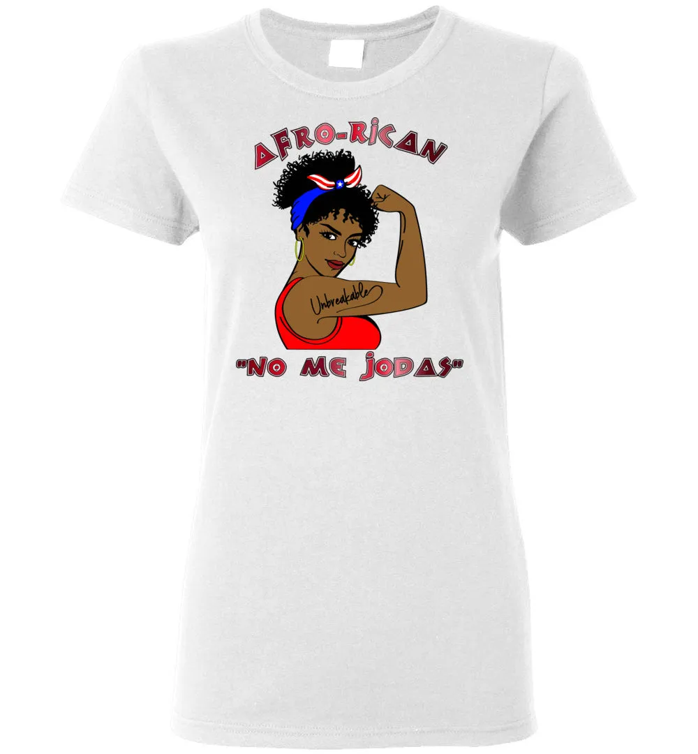 Afro-Rican "Don't FK' With Me" Ladies T-Shirt (Sm-3XL)