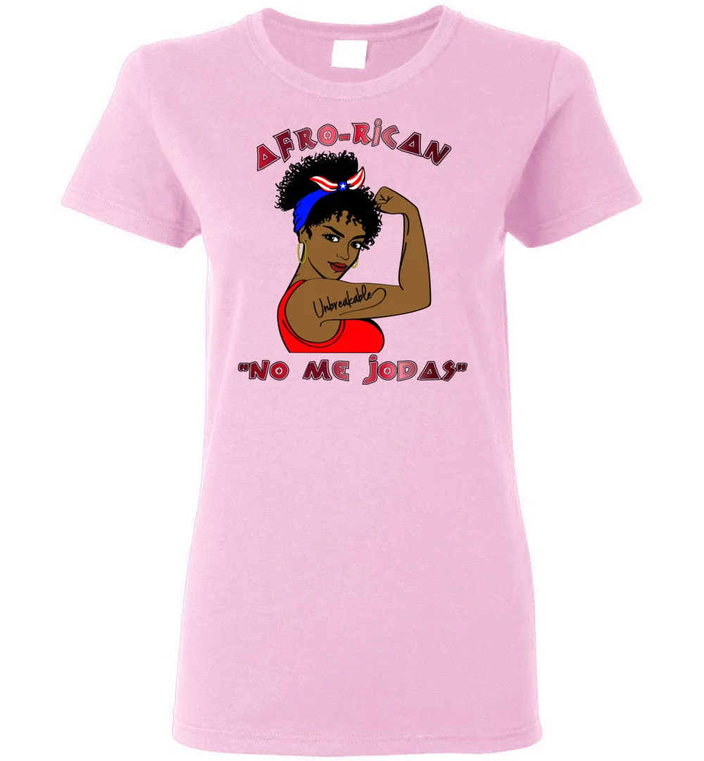 Afro-Rican "Don't FK' With Me" Ladies T-Shirt (Sm-3XL)