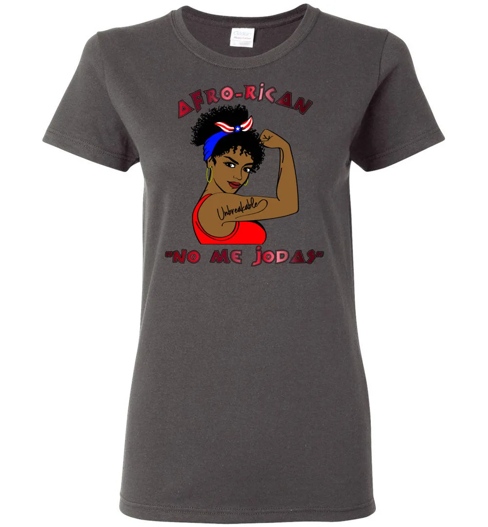 Afro-Rican "Don't FK' With Me" Ladies T-Shirt (Sm-3XL)