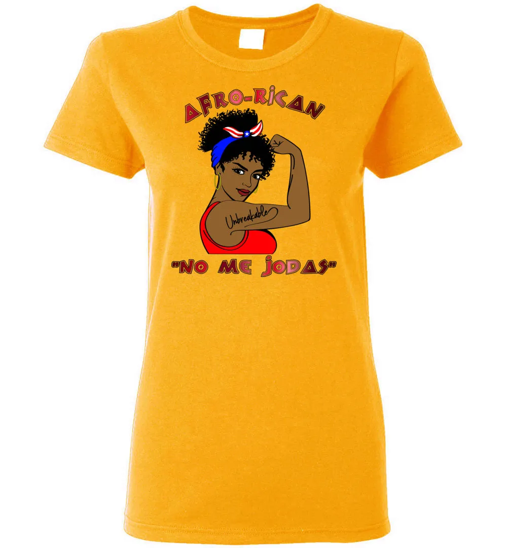 Afro-Rican "Don't FK' With Me" Ladies T-Shirt (Sm-3XL)