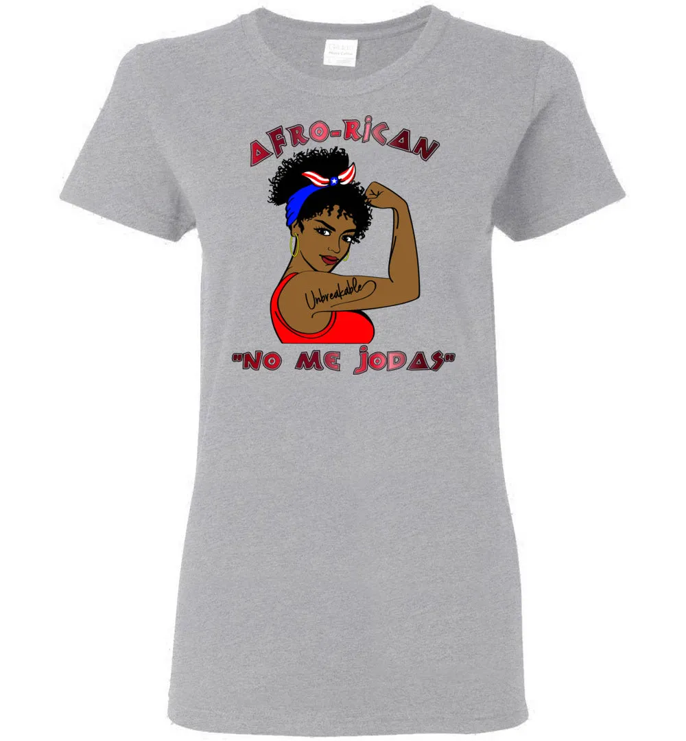 Afro-Rican "Don't FK' With Me" Ladies T-Shirt (Sm-3XL)