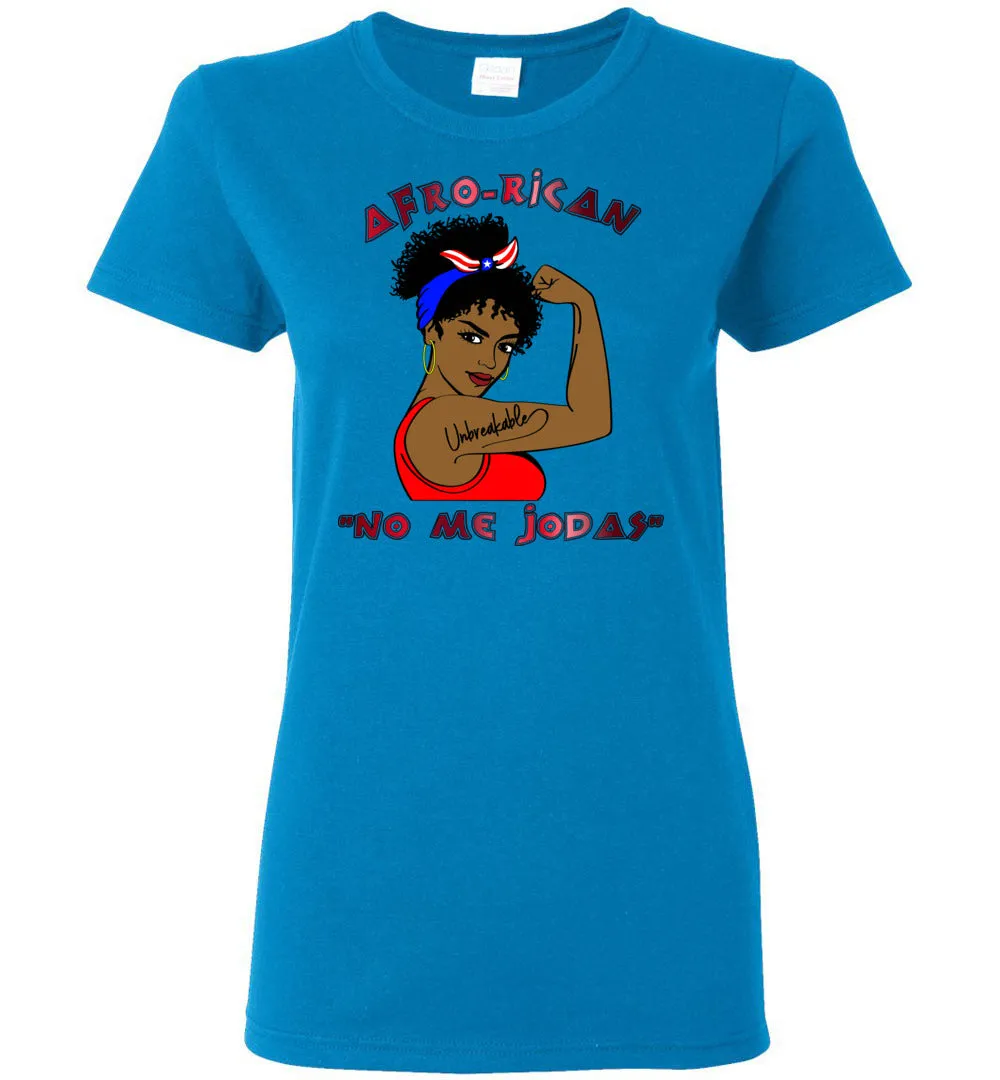 Afro-Rican "Don't FK' With Me" Ladies T-Shirt (Sm-3XL)