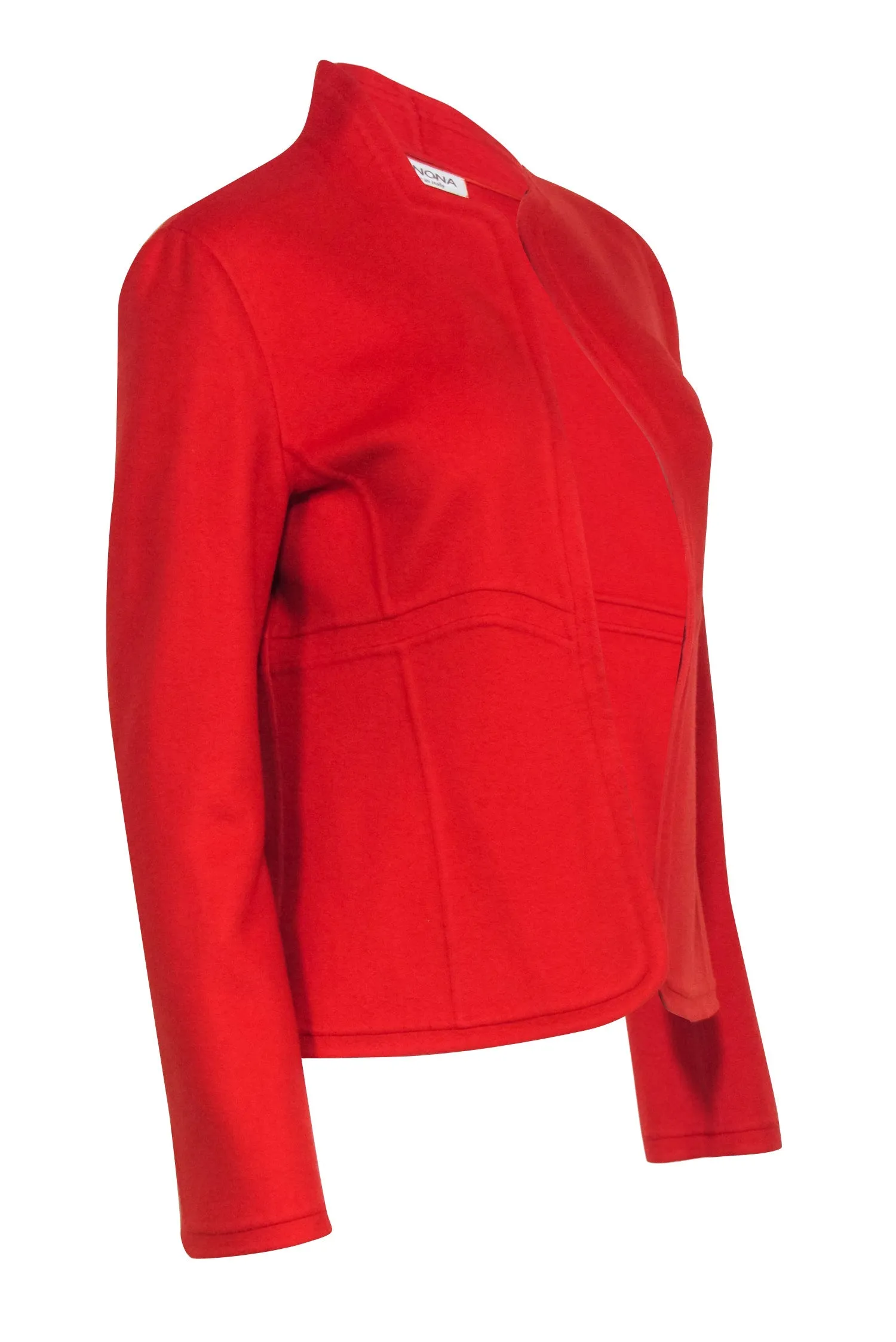 Agnona - Orange Open Front Jacket Sz 8