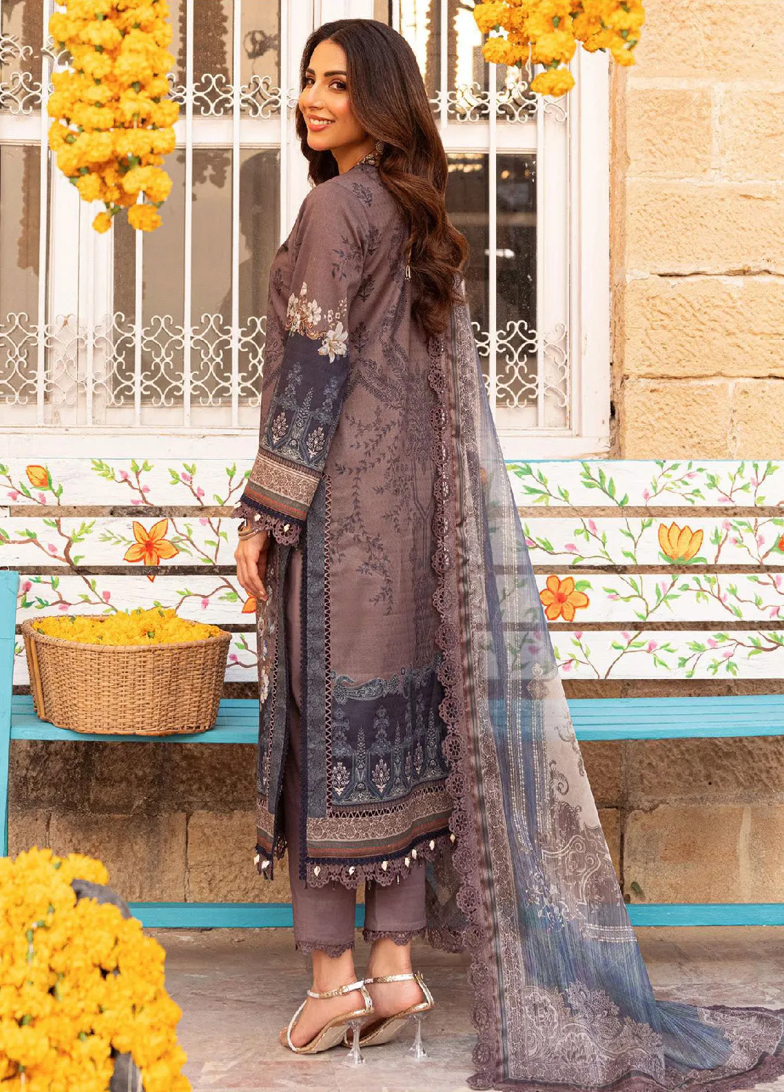 Aira By Asim Jofa Embroidered Jacquard Unstitched 3 Piece Suit - AJ24AP AJAR-07