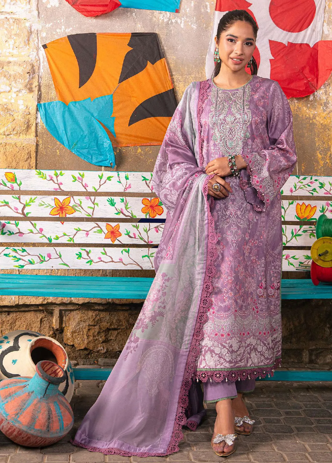 Aira By Asim Jofa Embroidered Jacquard Unstitched 3 Piece Suit - AJ24AP AJAR-11