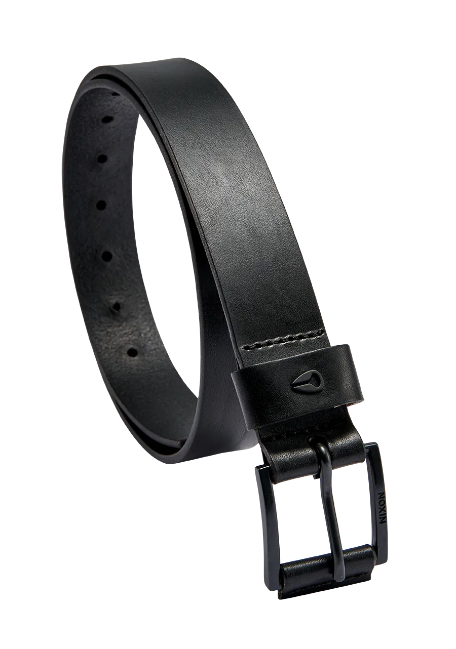 Americana Leather Belt - Black