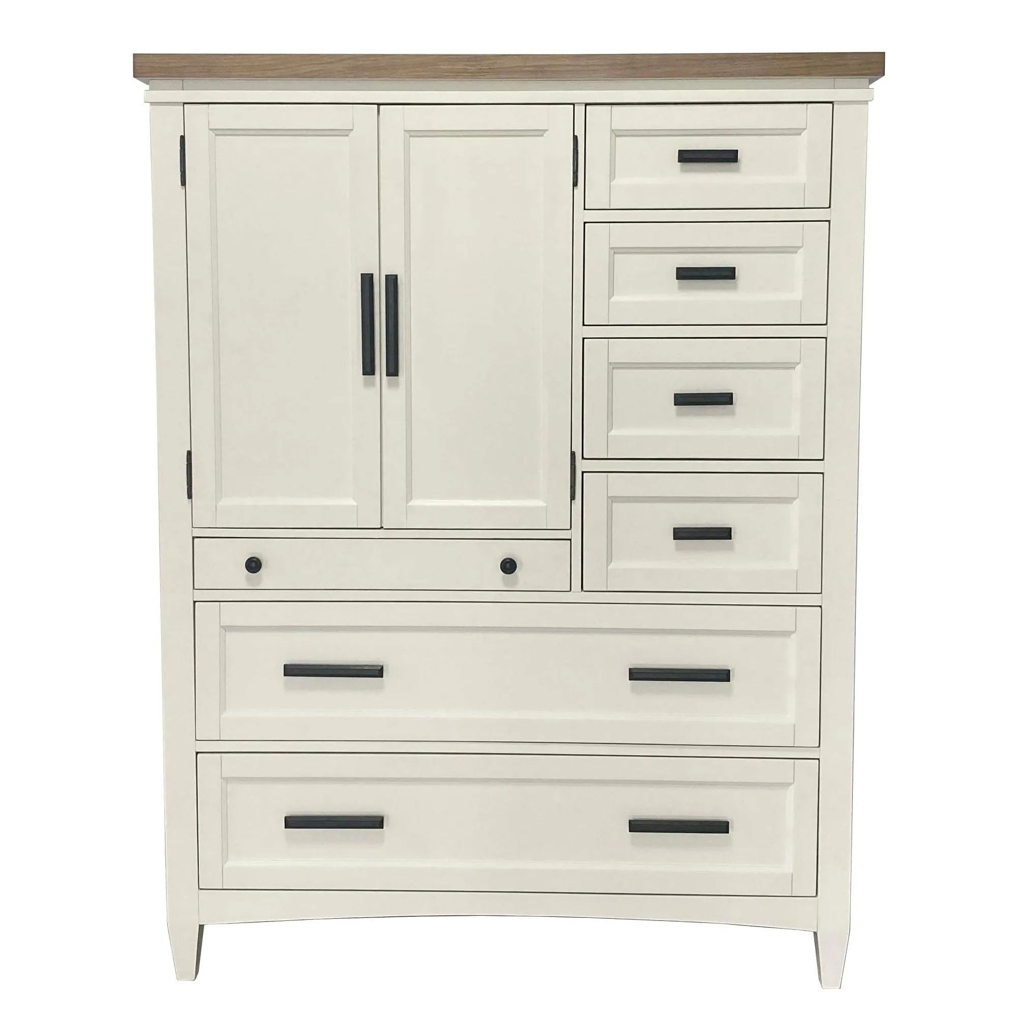 AMERICANA MODERN BEDROOM 2 Door Chest with 7 Drawers and work station