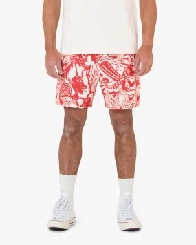 Angels & Demons Boardshort - Red