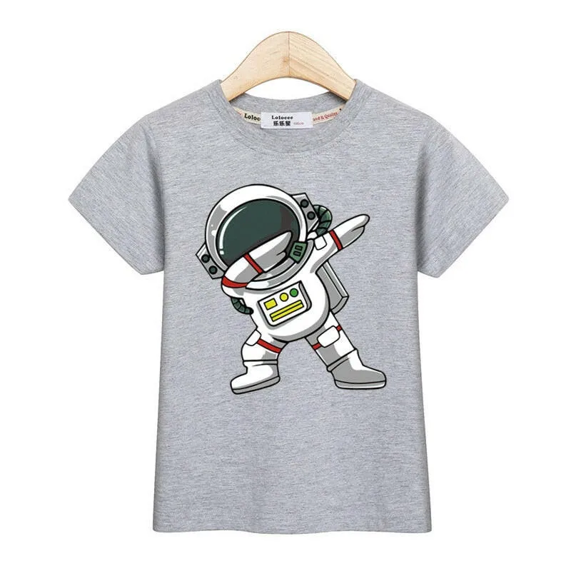 Baby Boys Funny Astronaut Summer T-Shirt