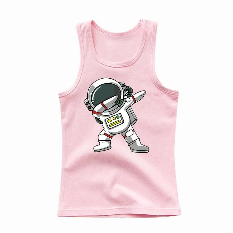 Baby Boys Funny Astronaut Summer T-Shirt