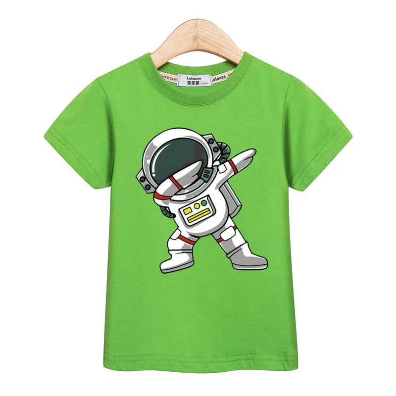 Baby Boys Funny Astronaut Summer T-Shirt