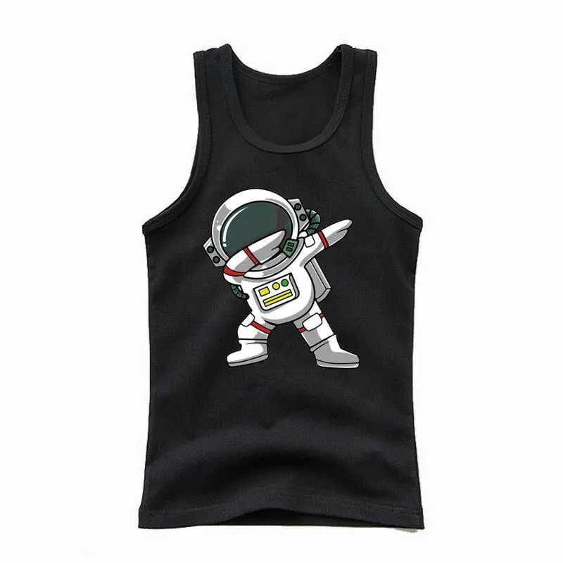 Baby Boys Funny Astronaut Summer T-Shirt