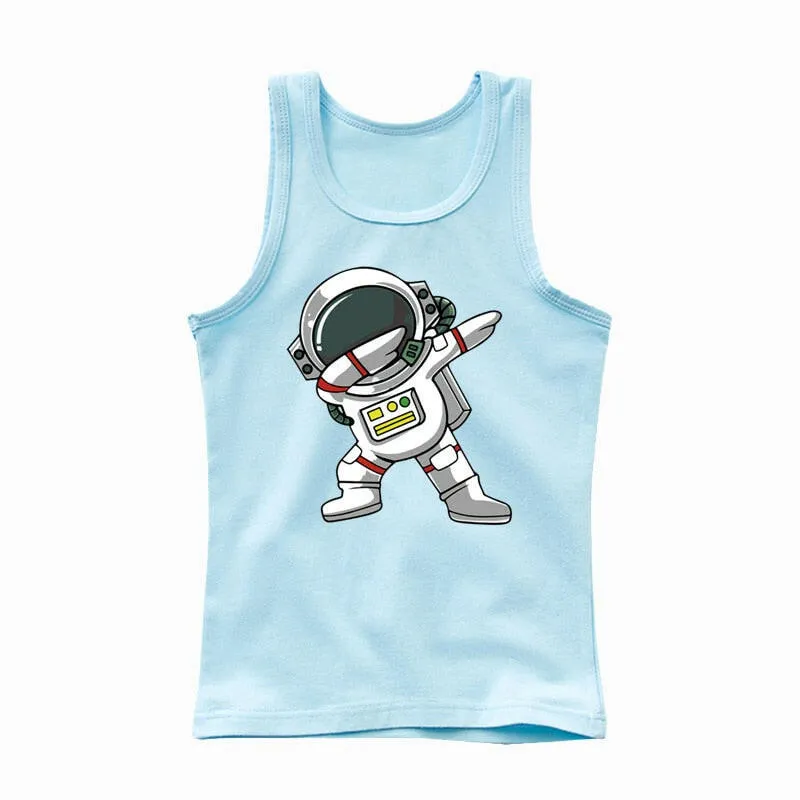 Baby Boys Funny Astronaut Summer T-Shirt