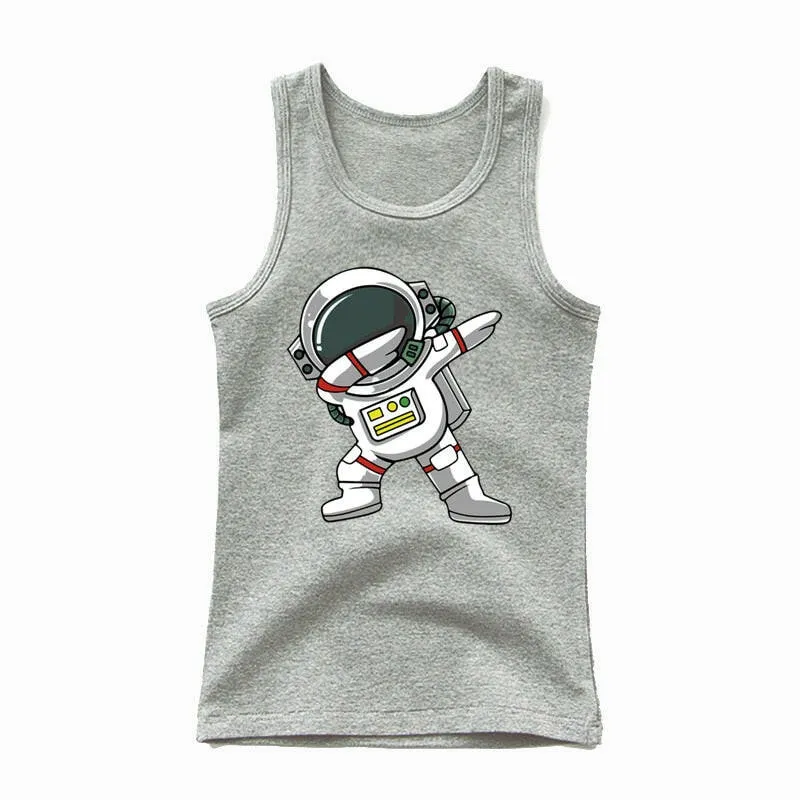 Baby Boys Funny Astronaut Summer T-Shirt