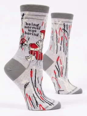 Being Normal Was Boring W-Crew Socks