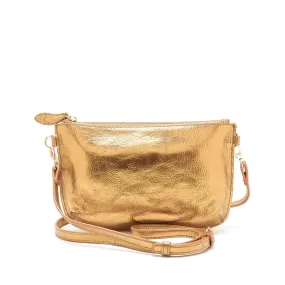 Bell & Fox Izzy Crossbody Bag-Bronze Leather