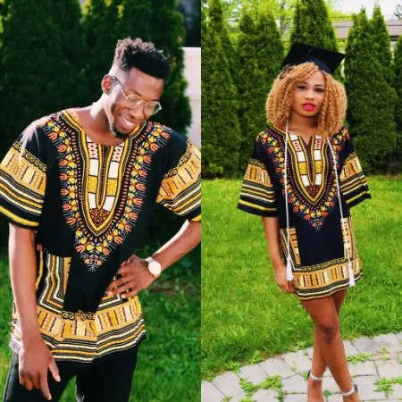 Black and Gold Dashiki