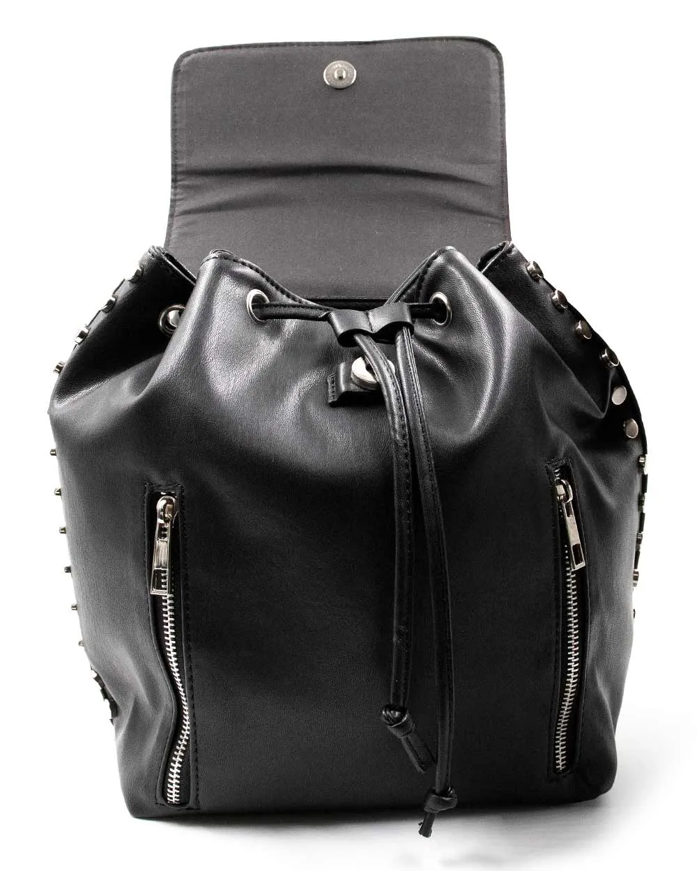 Black Stud Back Pack