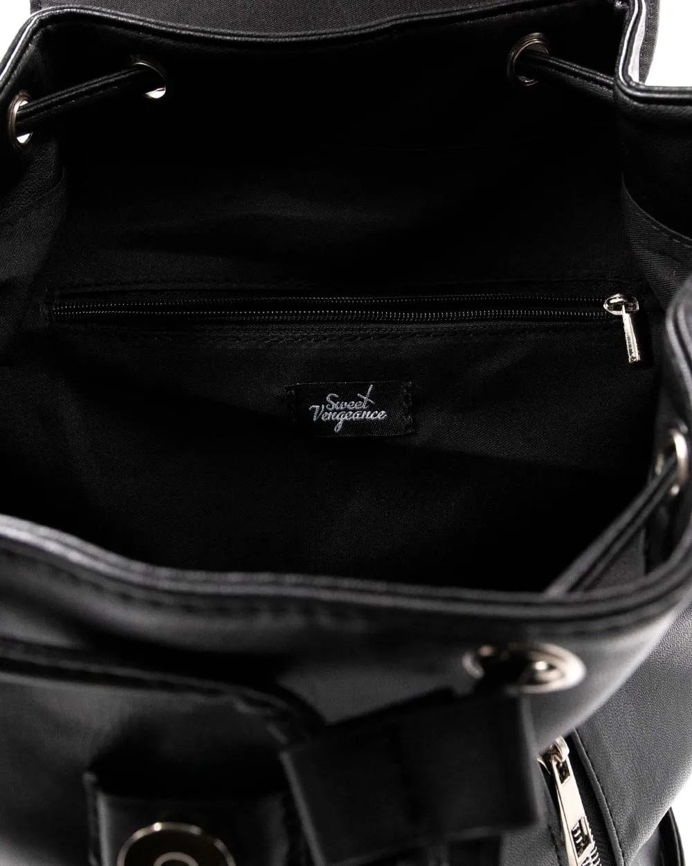 Black Stud Back Pack