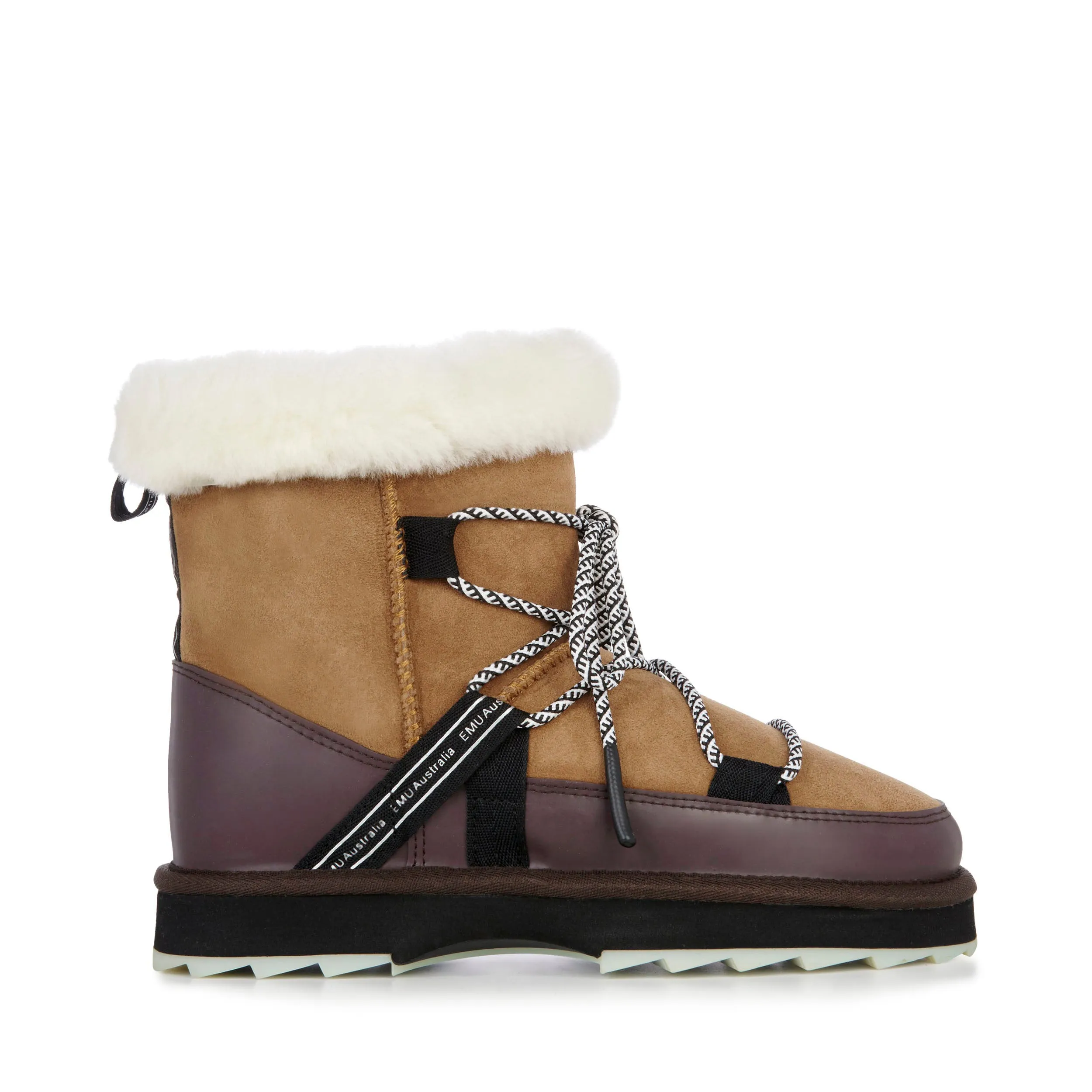 Blurred Women's Australian Winter Boot - Chestnut