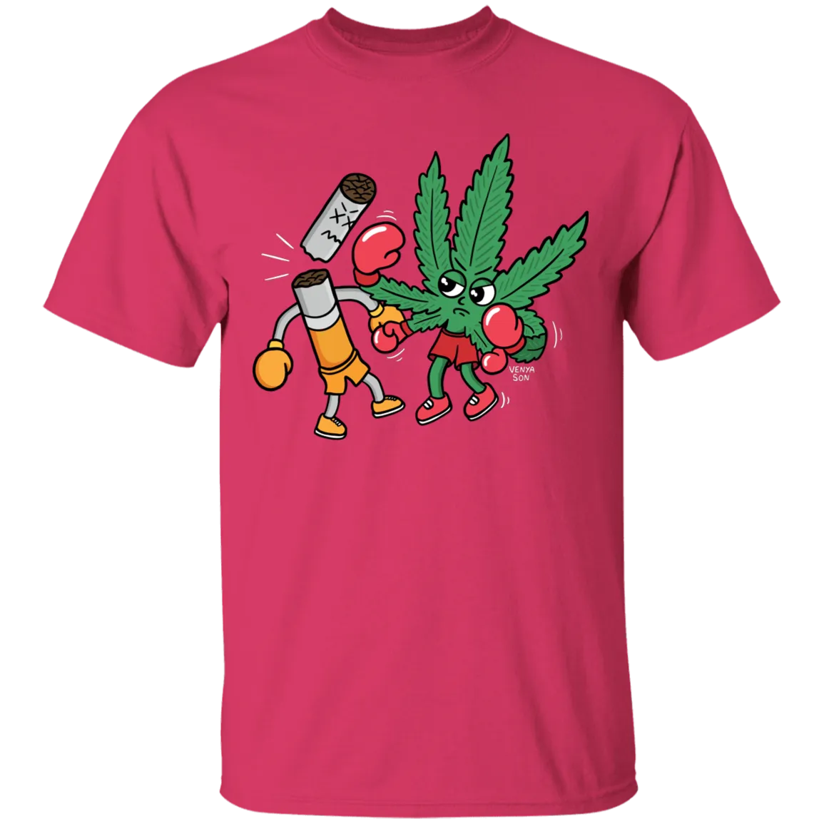 Cannabis Knocks Out Tobacco T-Shirt