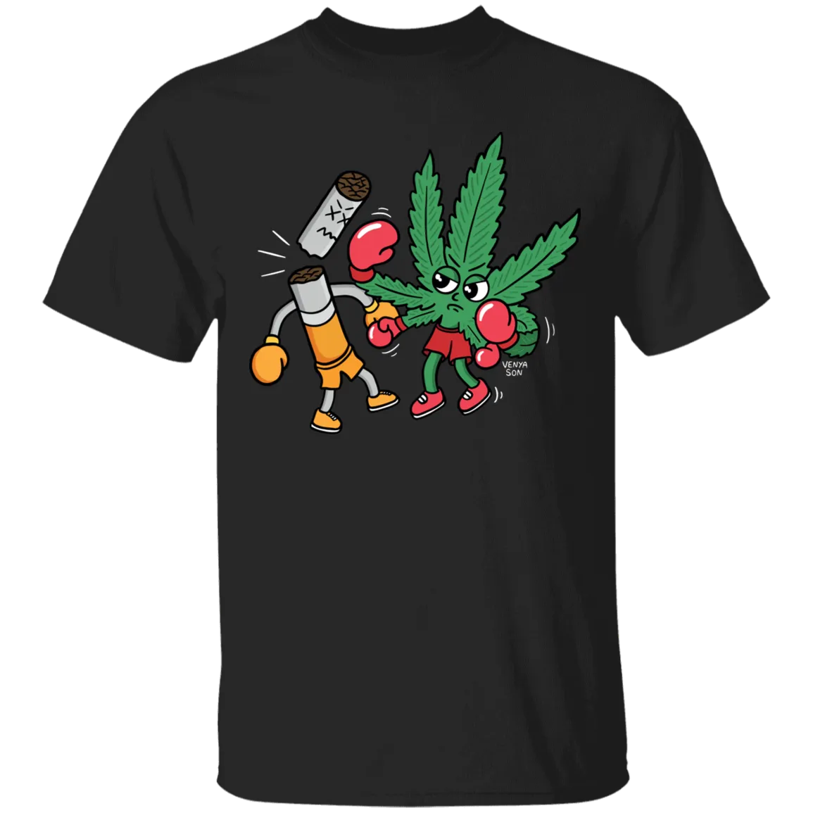 Cannabis Knocks Out Tobacco T-Shirt