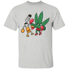 Cannabis Knocks Out Tobacco T-Shirt