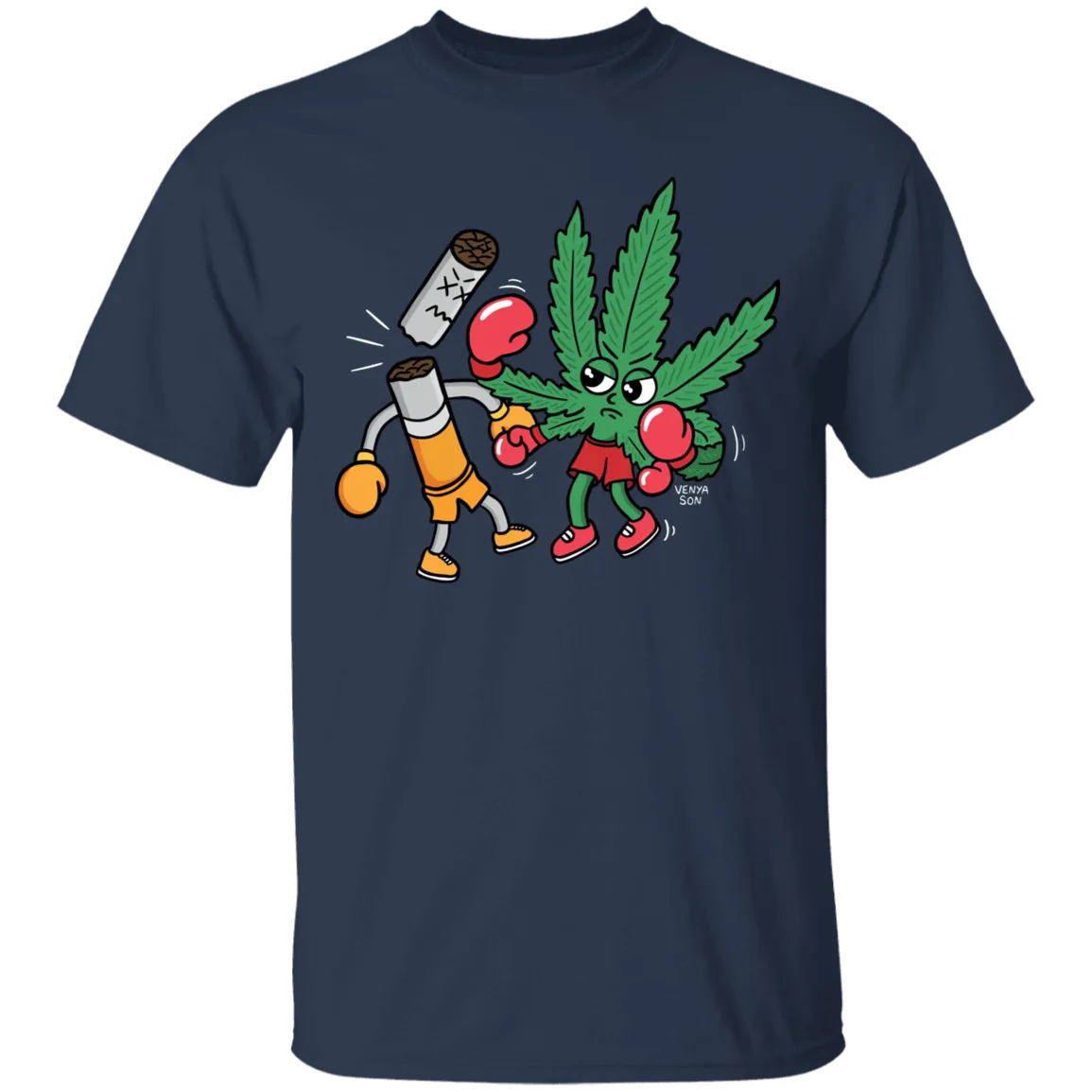 Cannabis Knocks Out Tobacco T-Shirt