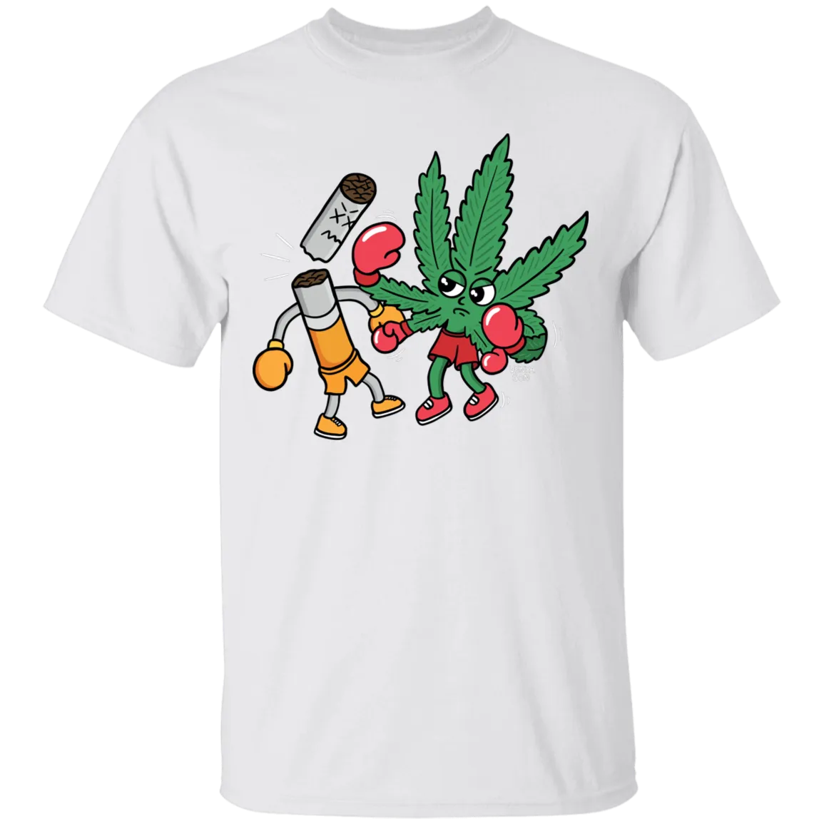 Cannabis Knocks Out Tobacco T-Shirt