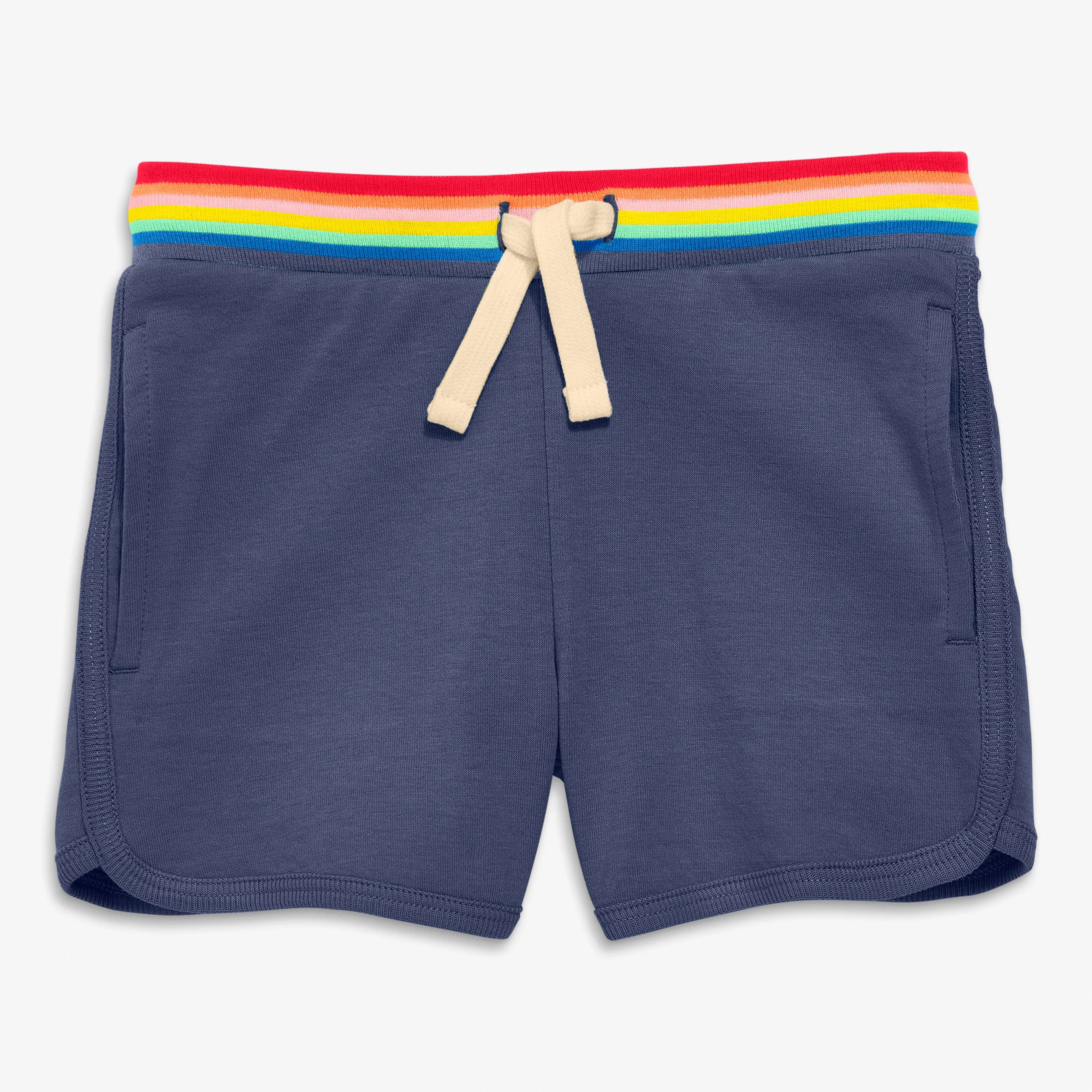 Clearance lightweight short with rainbow trim