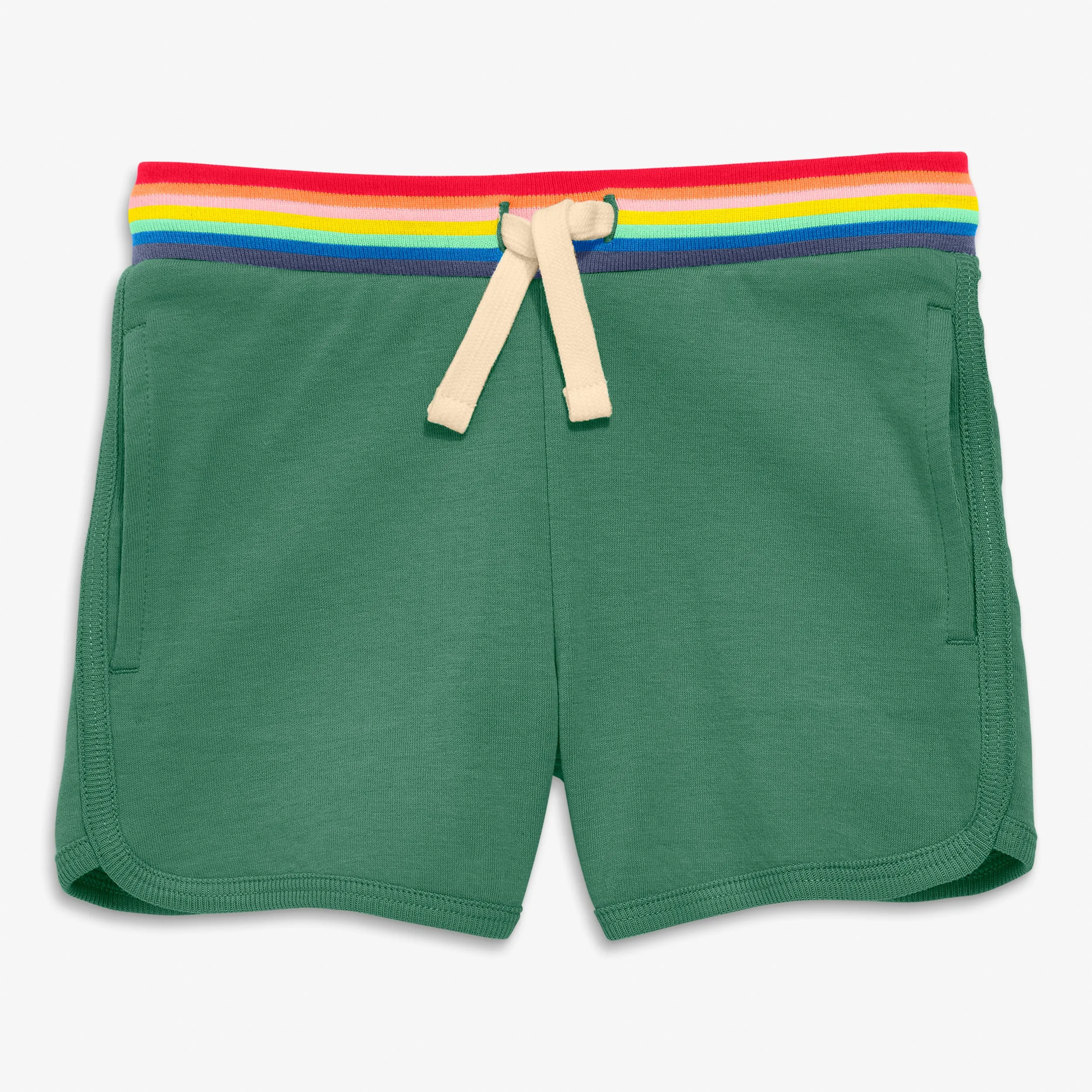 Clearance lightweight short with rainbow trim