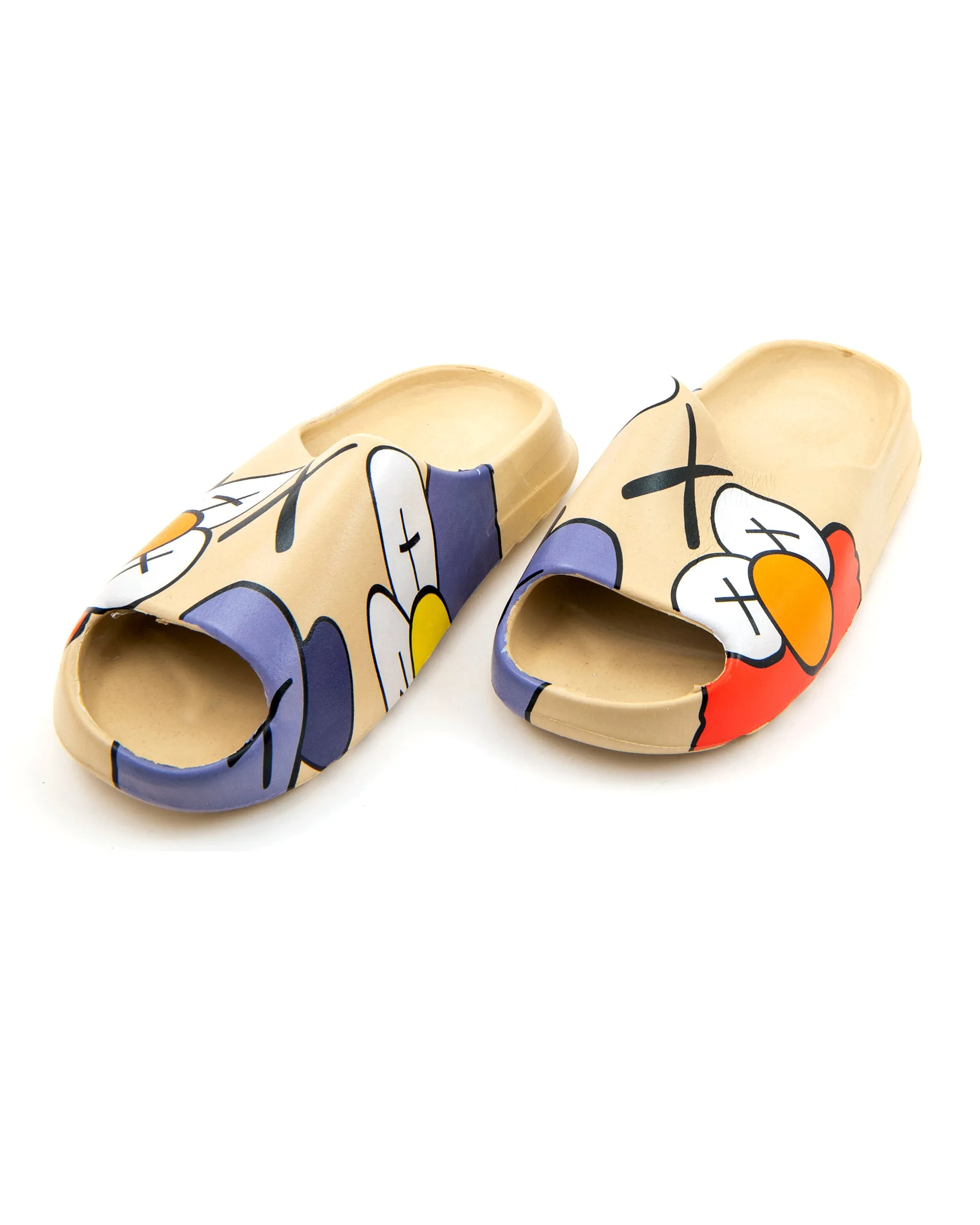 COMFY SINGLE STRAP CHARACTER DESIGN FLAT SLIPPERS 2428 - سلبرز