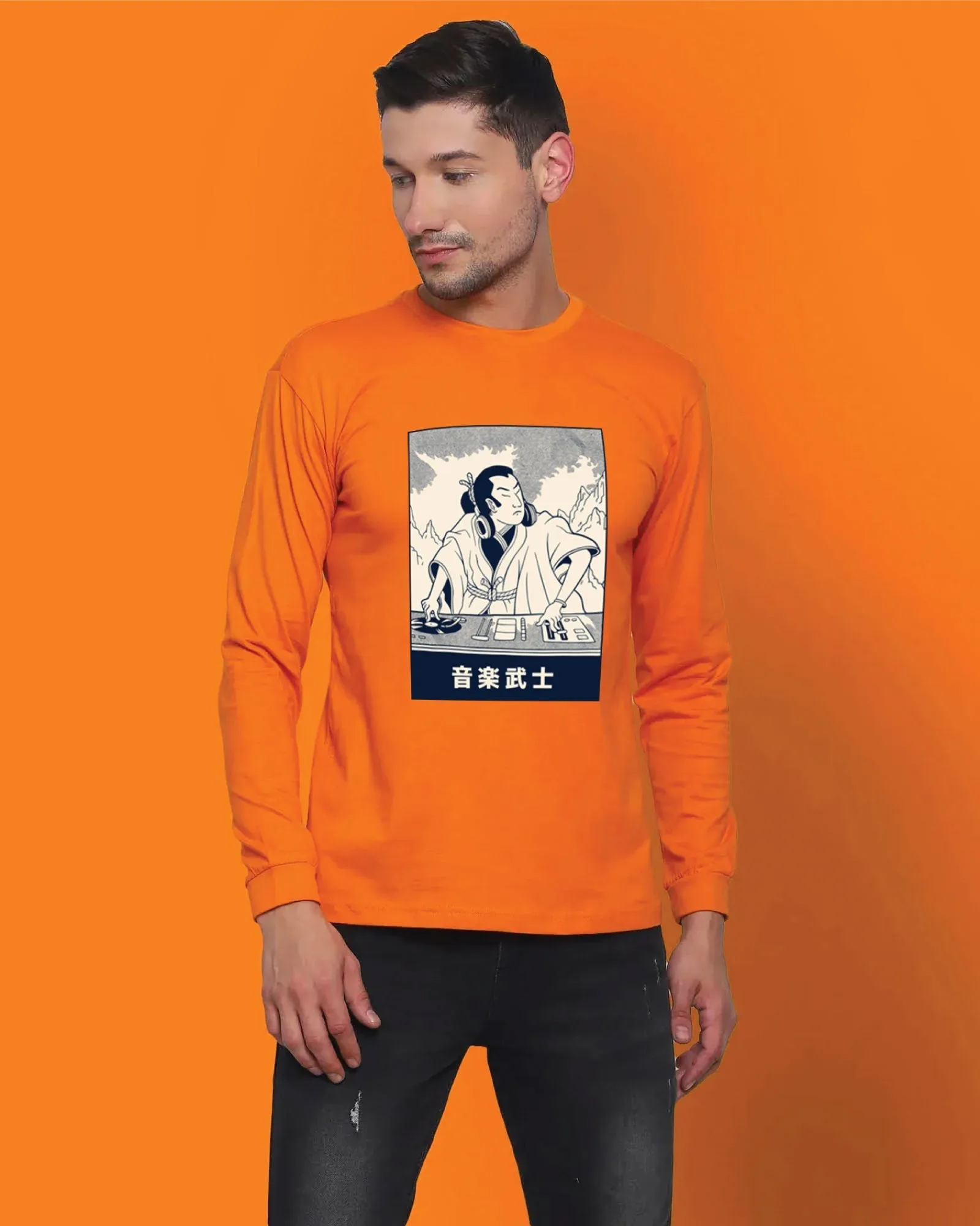 DJ Samurai Full Sleeves: Orange