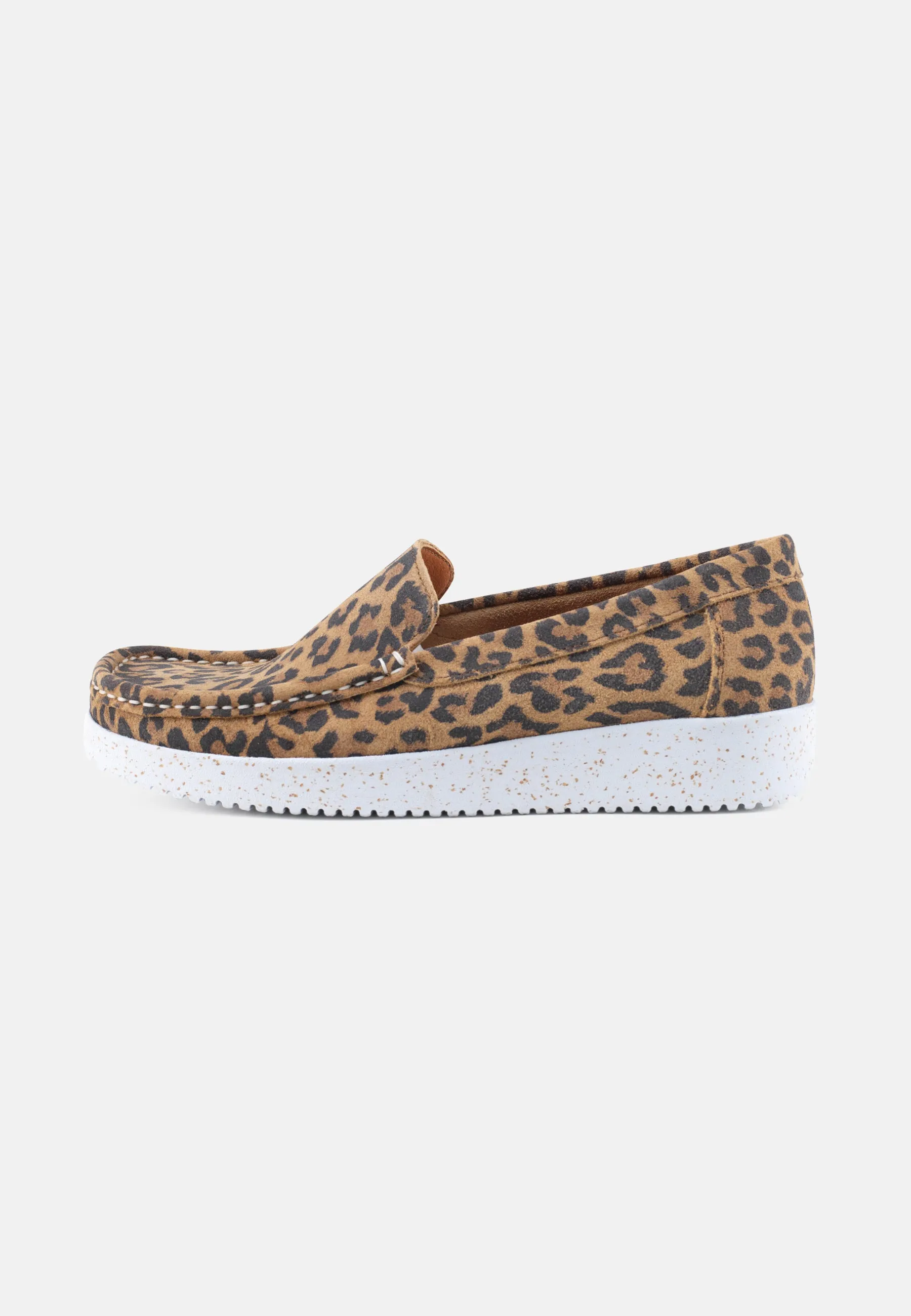 Elin Loafer Suede - Leopard