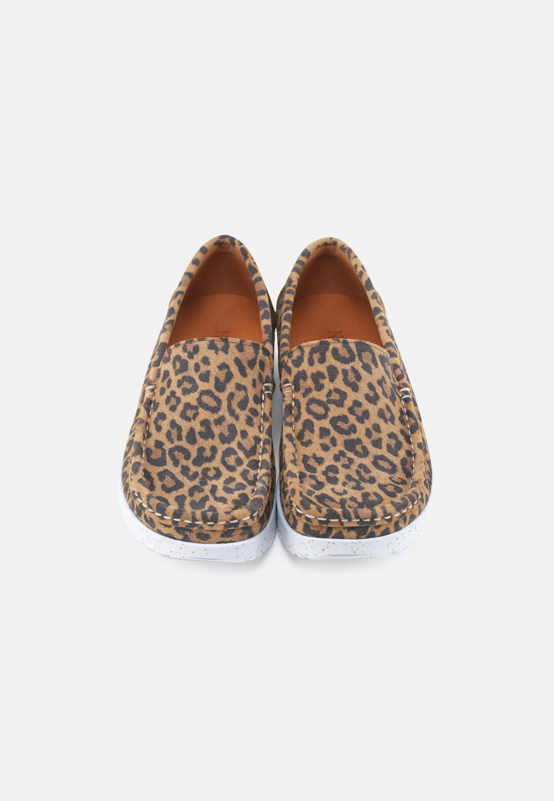 Elin Loafer Suede - Leopard