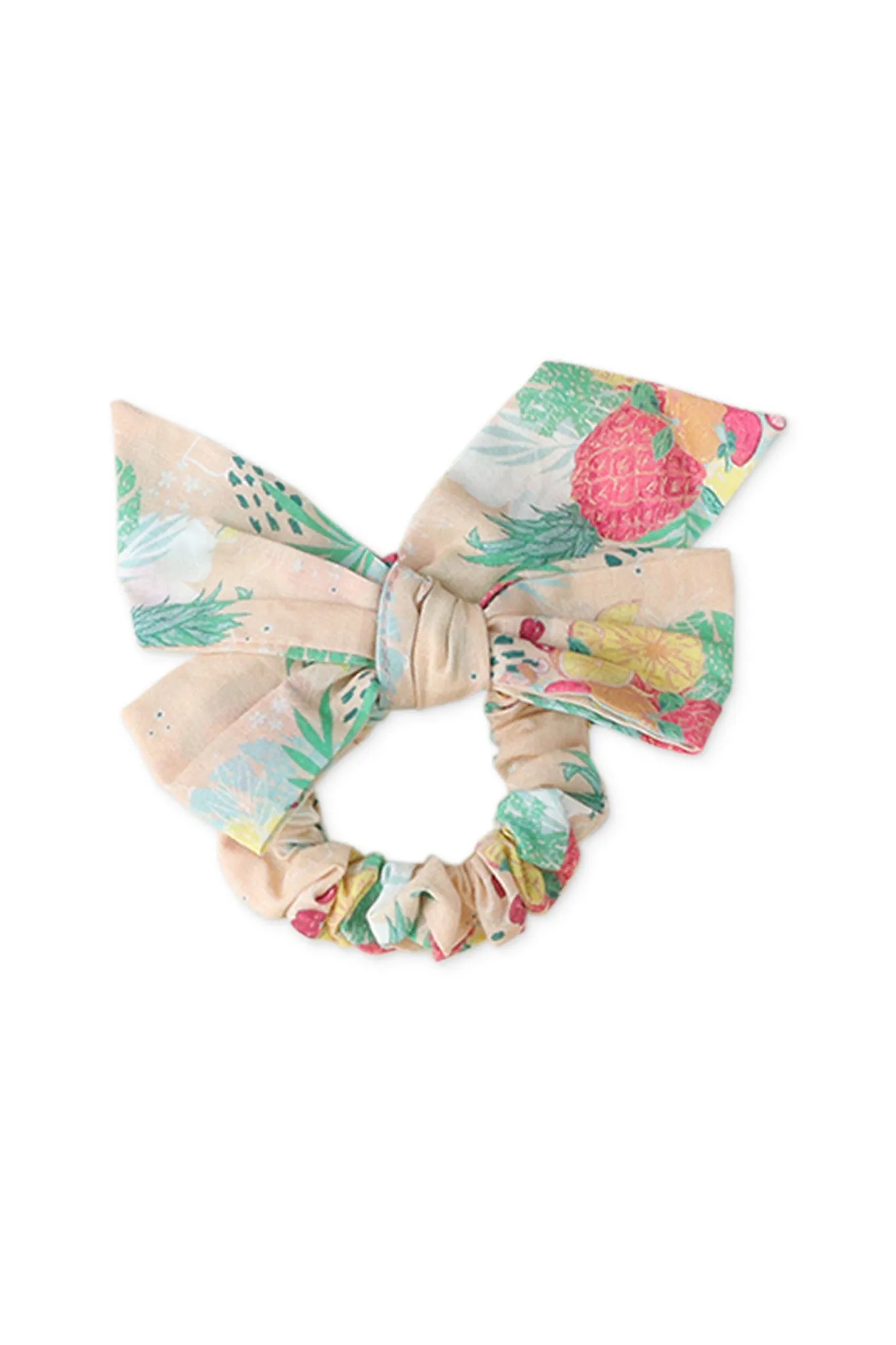 Gingersnaps Raffia Flower Hairsnaps And Bow Scrunchie Set