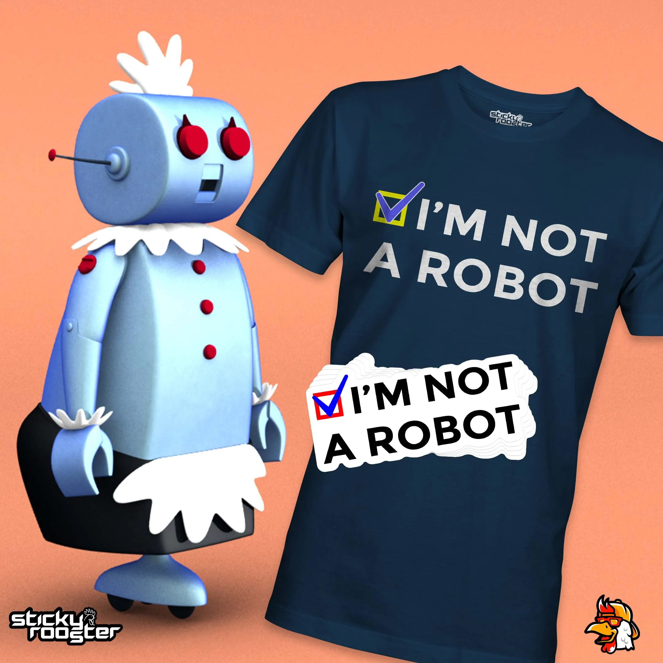 I'm Not A Robot shirt