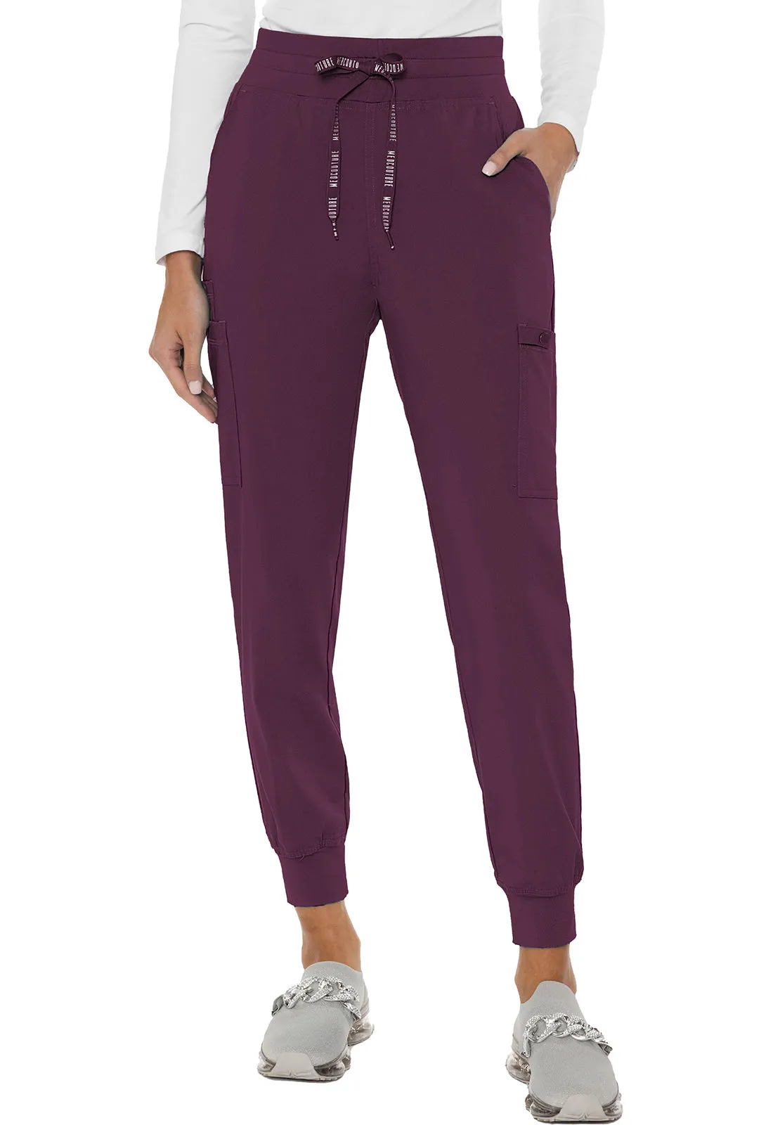 Med Couture Touch 7705 Women's Double Cargo Jogger Pant