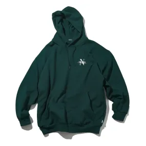 Nautica Japan N Logo Hoodie Sweat Dark Green