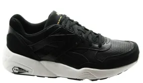 Puma Trinomic R698 Core Leather Men Trainers Running Shoes Black 360601 02 B6C