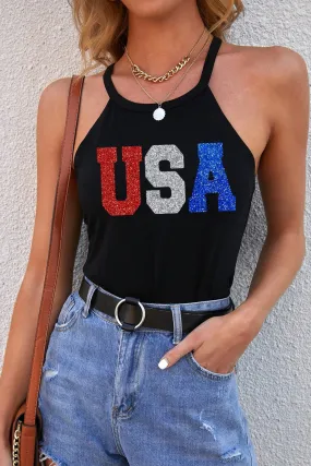 Sunset and Swim USA – Camisole mit griechischem Ausschnitt