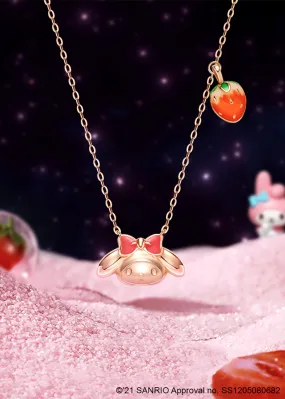 Sweet My Melody sterling silver necklace with pendants - TIDE COLOR x SANRIO