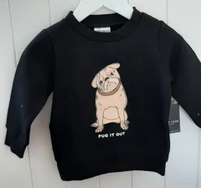 Tiny Tribe Pug it Out Sweat Top