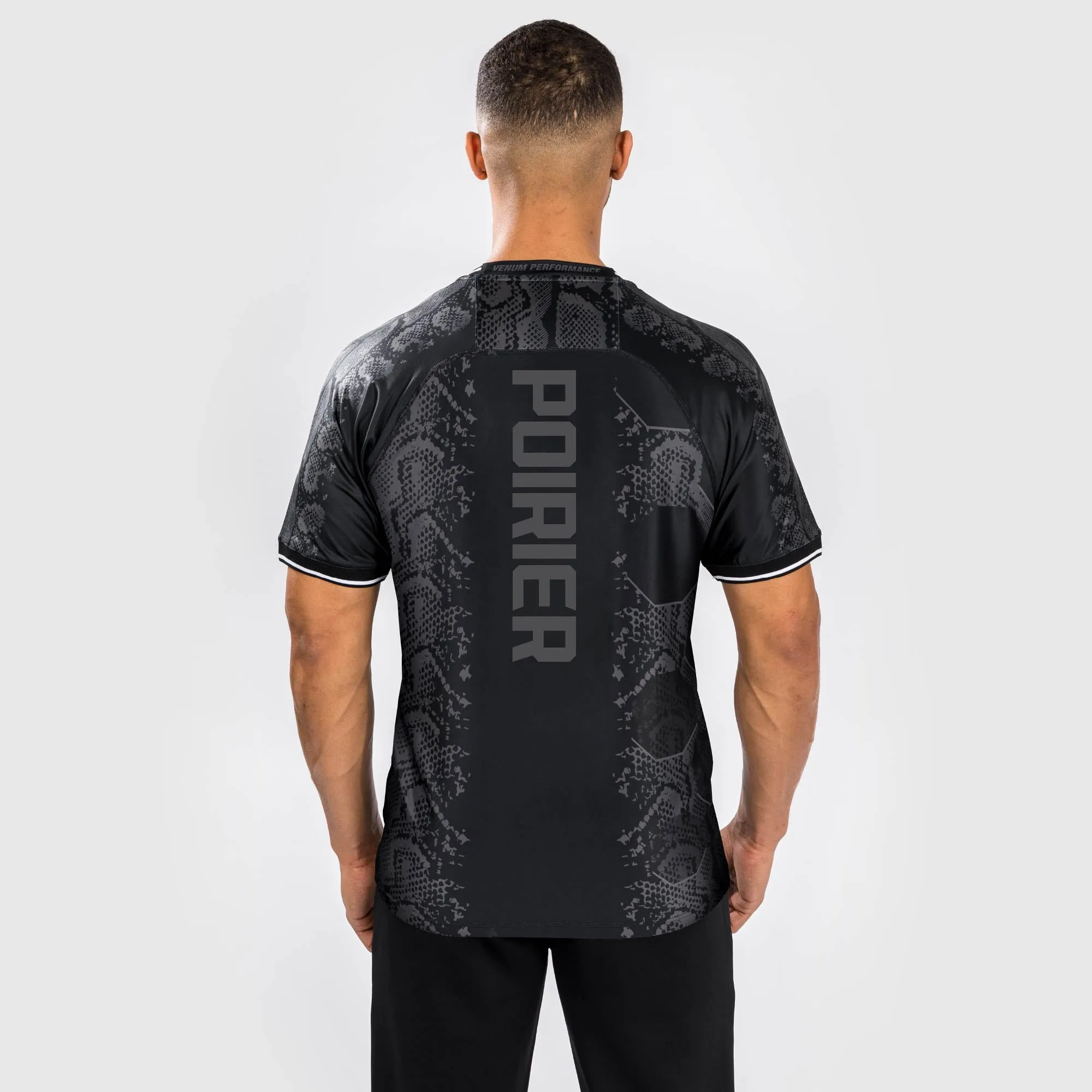 UFC Adrenaline by Venum Fighters Authentic Fight Night Men's Walkout Jersey - Black - Dustin Poirier